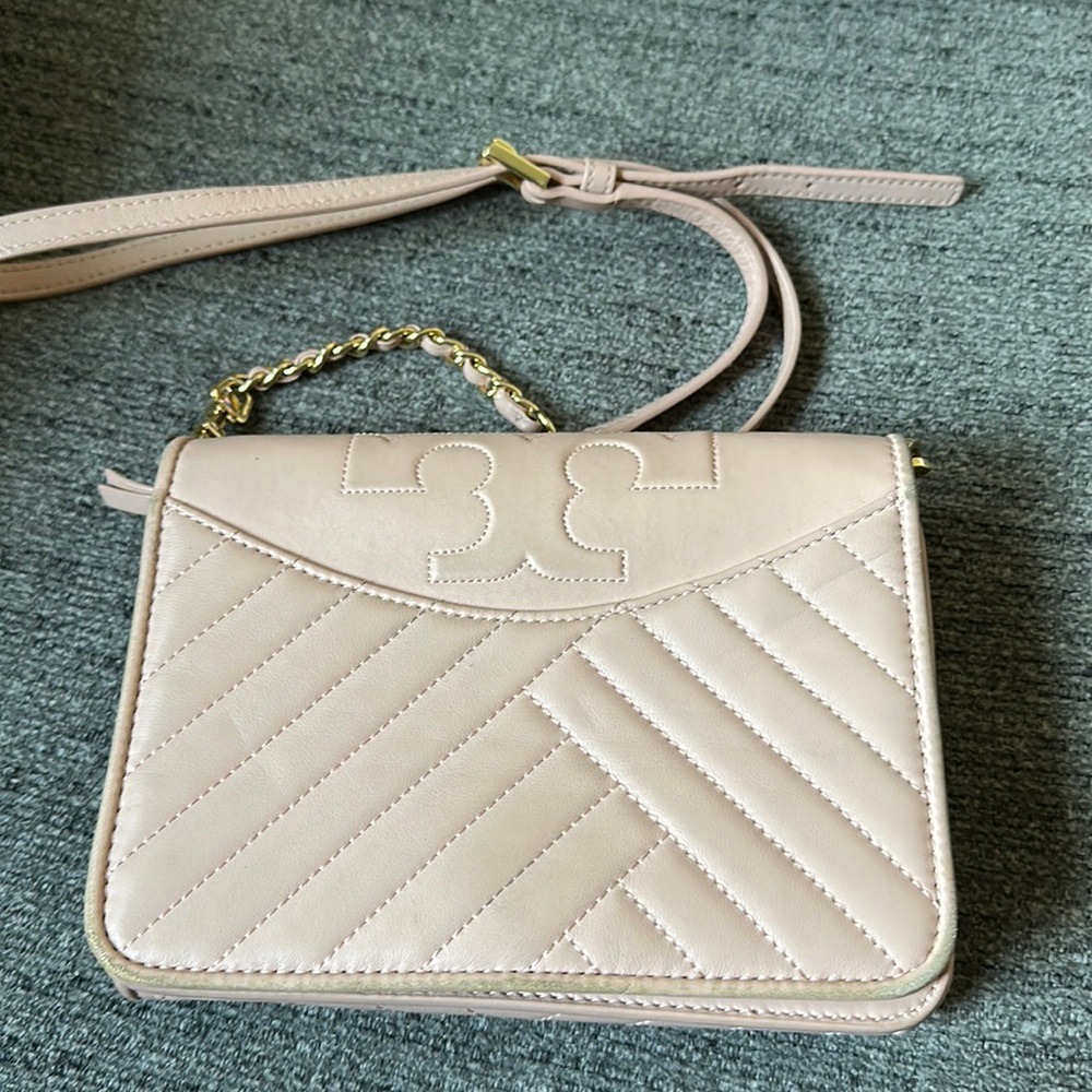Tory Burch pink crossbody bag